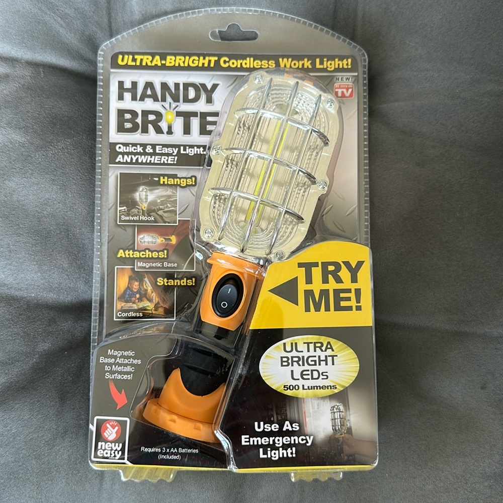Ontel Handy Brite, Heavy Duty, Compact, Lightweight Cordless LED Light